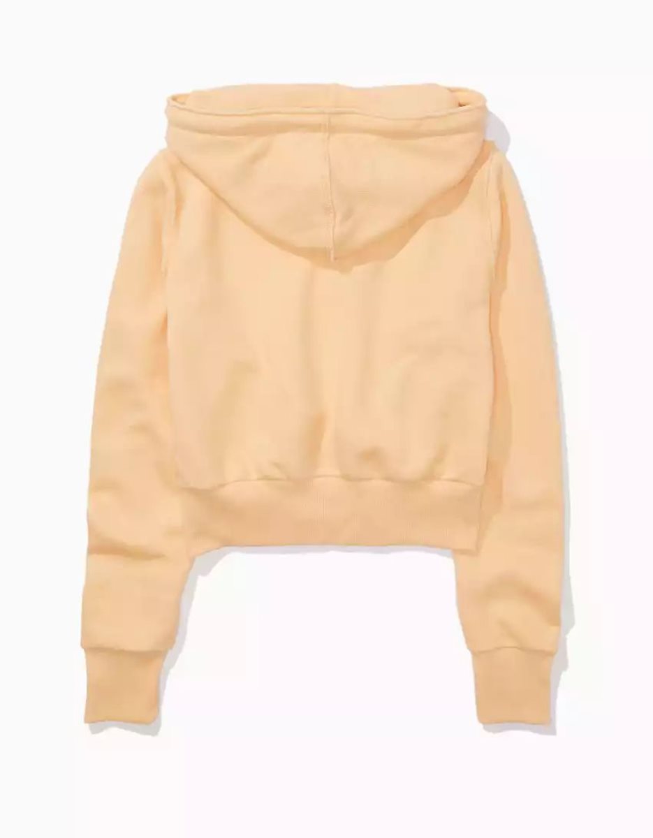 Sweat à Capuche American Eagle AE Sun Set Zip-Up Orange Femme | PBH-99345536